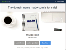 Tablet Screenshot of mado.com